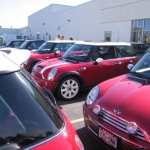 Just a few red MINIs...
