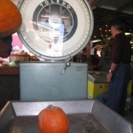 My pumpkin weighs in at 2.5 pounds.