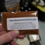 Our packet of spices. No, we didn't eat it right away.