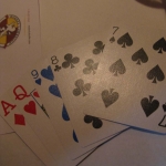 Not going to win poker with that hand!