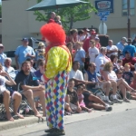A clown! With batman shoes. Does that make him the anti-Joker?