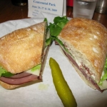 I forget the name of my sandwich, but it had this delicious Raspberry Chipolte sauce with Roast Beef. So delicious!