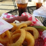 Hot Dog and Onion Rings