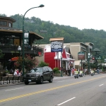 Downtown Gatlinburg.