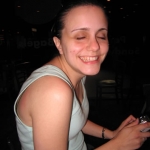 Jenny, asleep but extremely happy.
