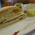 Panini - it looked so good I had to eat half of it before taking a photo.
