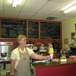 The friendly staff delivering their wares.