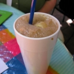 Dad had a large root beer