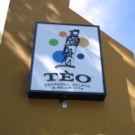 Teo's marvelous logo and tagline.