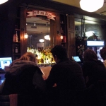 A view of the bar. The interior was just the sort of place I'd love!