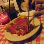 Ah... the deep dish pizza. Jenny really liked it, I thought it was ok. Next time, we we'll try the thin crust.