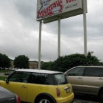 Bessie at Marty's Pizza.