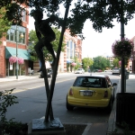 On the streets of Asheville, North Carolina