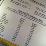 The menu
