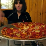 Yum! Pizza! Just enough spicey-ness.