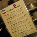 More on those desserts. I love dessert!