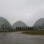 What to do next on a rainy December day in Wisconsin? To the Domes! The Mitchell Park Domes to be specific, in case you're not familiar with the area. Everyone around here knows just what you mean when you say "the Domes".