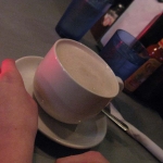 Hot cocoa for Jenny. Where's my pie?