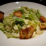 First course, a Ceasar Salad.