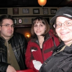 Our cast of characters for the evening, Brian, Jenny and Caren