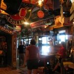 More interior shots of the junkyard themed restaurant.