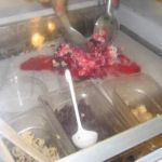 Jenny's experience includes raspberries and torte pieces. Jenny's experience includes raspberries and torte pieces.
