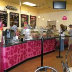 The playful interior of Maggie Moo's. The playful interior of Maggie Moos.