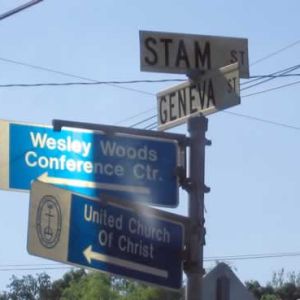 It's Stam St. for our friends, the Stams.