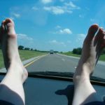 Jenny! No footprints on my windsheild! Jenny! No footprints on my windsheild!