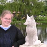 Caren, a fox, and Bessie Caren, a fox, and Bessie