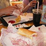 Delicious hamburgers, fries and hot dogs. Delicious hamburgers, fries and hot dogs.