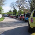 And so is everyone else with a classic car! Whatever will this long string of MINIs do? And so is everyone else with a classic car! Whatever will this long string of MINIs do?