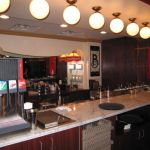 The counter where the fountain treats are concocted. The counter where the fountain treats are concocted.