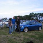 A small contingent of Japanese cars joins us for the movies. A small contingent of Japanese cars joins us for the movies.
