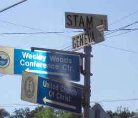 It's Stam St. for our friends, the Stams. It's Stam St. for our friends, the Stams.