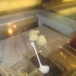 My Cobblestone Custard experience starts with three scoops of custard. My Cobblestone Custard experience starts with three scoops of custard.
