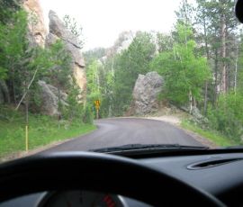 The roads curve, drop off, get narrow and turn into one way tunnels. But don't let that put you off. It's a terrific drive. The roads curve, drop off, get narrow and turn into one way tunnels. But don't let that put you off. It's a terrific drive.
