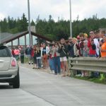 Just one of the many crowds out to see the grand MINI parade! Just one of the many crowds out to see the grand MINI parade!