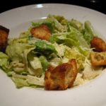 First course, a Ceasar Salad. First course, a Ceasar Salad.
