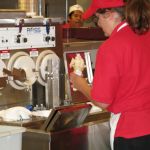 The making of my ice cream cone. The making of my ice cream cone.