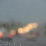 Rain on the windsheild. Rain on the windsheild.