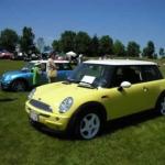 The one and only Bessie and the one and only New MINI Cooper of the show