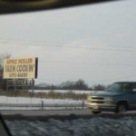 There's Apple Holler - It's Farm Cookin' that saves the G's for the Gifts