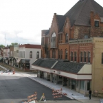The view of downtown.