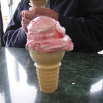 The flavor of the day - Strawberry!