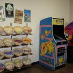 Candy corner and plenty of games to play.
