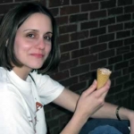 Jenny tries the chocolate in a kiddie cone. She finds it very chocolaty.