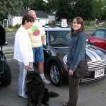 Jenny greets some of our newest club members.