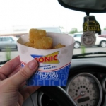 Mmmm Tater Tots! need a bit of salt though.