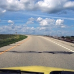 Bessie on the road to Iola, Wisconsin.